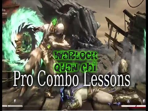 MKX How To Play Like a Pro: Quan Chi Warlock Lesson 1