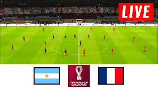 France vs Argentina | World Cup 2022 | FINAL MATCH 2022 | Watch Along Pes 21 Gameplay