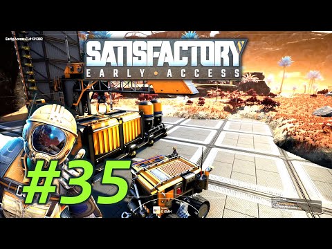 Setting Up Truck Stations - Let's Play Satisfactory Update 3 Part 35