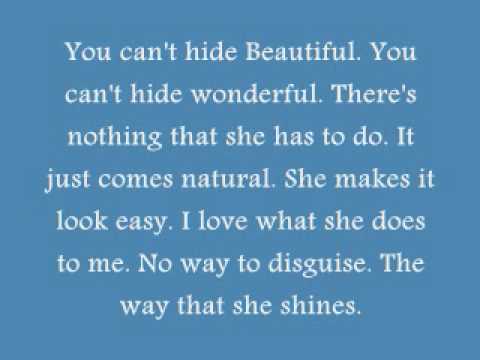 Aaron Lines-You Can't Hide Beautiful With Lyrics