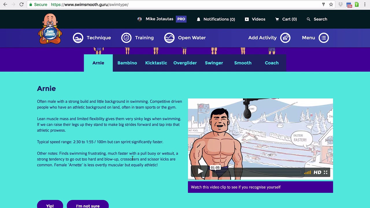 How To Use the Swim Smooth Guru - Choosing Your Swim Type - #96