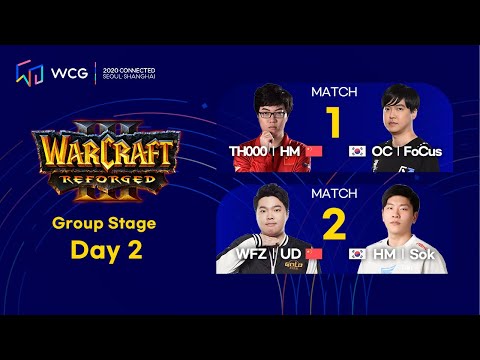 WCG 2020 Connected - Warcraft 3 Group Stage Day 2