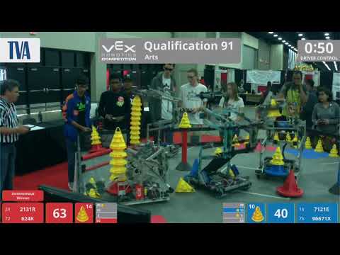 2018 VRC Arts Q91 - 2131R 624K vs 7121E 96671X - 107 to 90