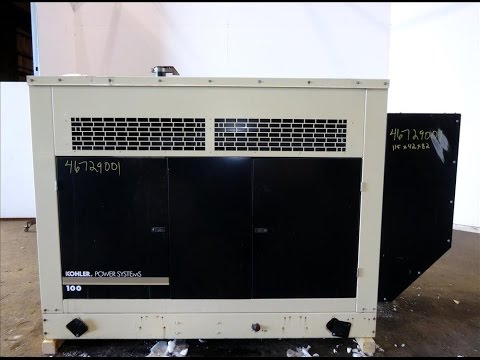Used- Kohler 100 kW standby (94 kW prime) natural gas generator set - Stock # 46729001