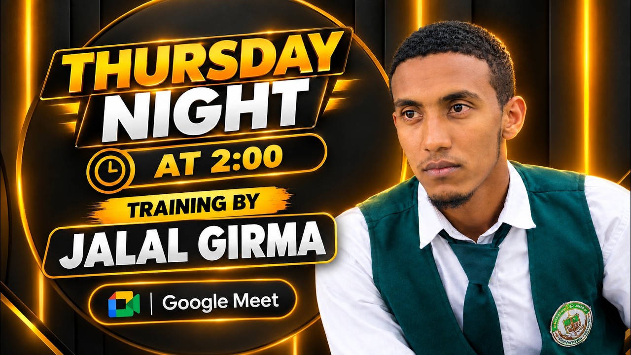 Jalal Girma | 591 | Thursday night @ 2:00 Local Time