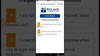 How to use pic lock after using stealth mode