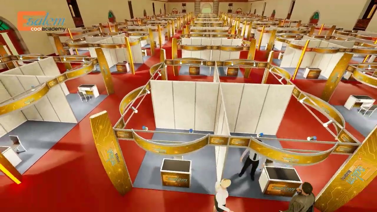 3D design for Exhibition inside a tent 3D Model