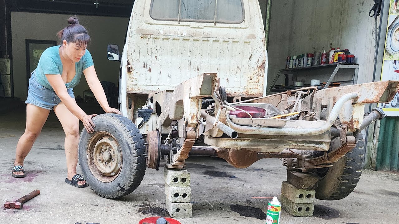 Recovering Abandoned DAEWOO Car From Junkyard _ Repair and Restoration