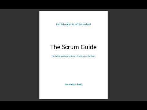 Scrum Guide 2020 - Audio Visual Version-Female voice- Easy to understand accent
