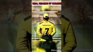 REAL REASON 07 JERSEY NUMBER|MS DHONI 07 NUMBER SECRET|IPL 2022 MS DHONI CSK JERSEY#shorts #viral