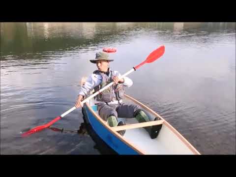 【米代川カヌー体験】陸上講習～パドリング練習