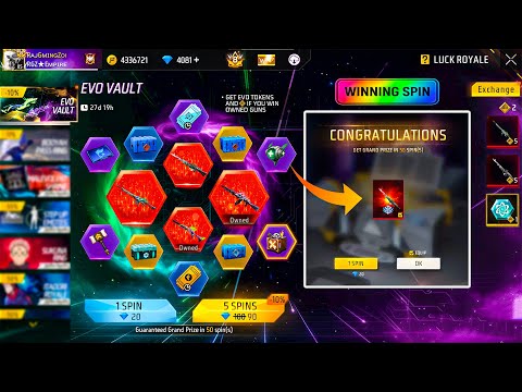 February Evo Vault 1 Spin Trick 🤩 | New Evo Vault Event in Free Fire | Evo Vault Kitne Diamond Lega