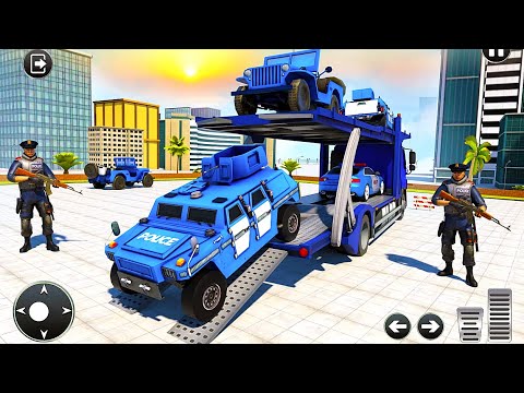 US Police Cargo Plane Transporter 2021- Best Android IOS Gameplay