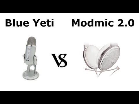 Antlion Modmic 2.0 vs Blue Yeti USB Microphone (Audio samples)