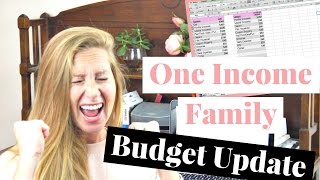 April 2017 One Income Family Budget Update | REAL NUMBERS!