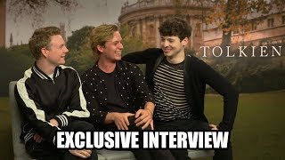 TOLKIEN - Patrick Gibson, Tom Glynn-Carney, Anthony Boyle Exclusive Interview video