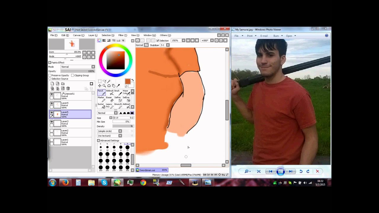 Swordsman Speed Painting