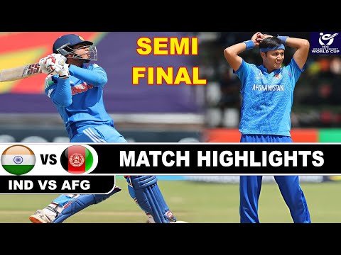 INDIA VS AFGHANISTAN ICC U19 WORLD CUP 2026 MATCH HIGHLIGHTS | IND VS AFG MATCH HIGHLIGHTS 2026