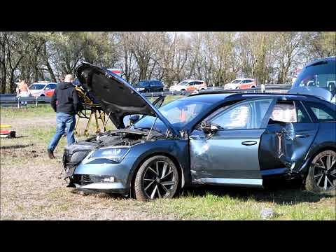 Unfall auf A5 nach Spurwechsel