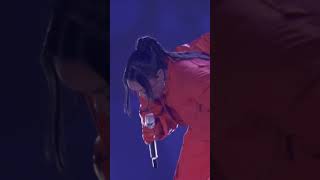 Rihanna singing only girl in the world during Super Bowl 57 #shorts #nfl #football