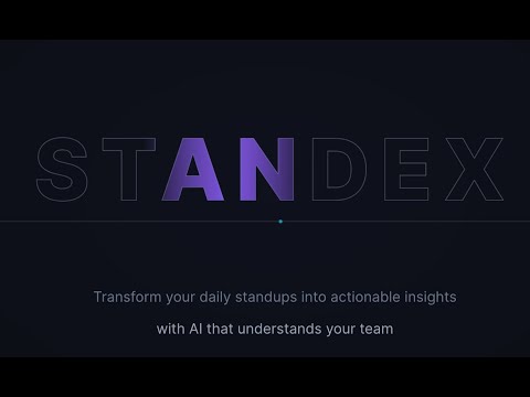 Introducing Standex - AI project management tool built at the Cursor Alexandria Hackathon