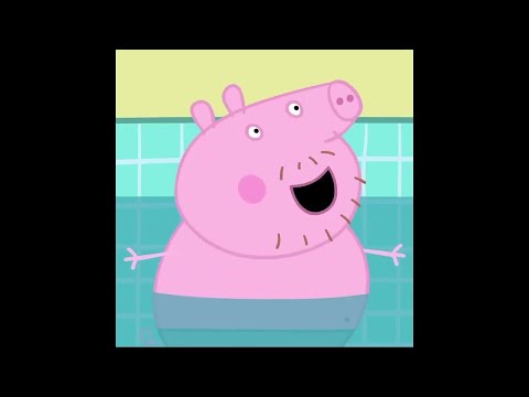 Daddy Pig Goes Swimming and Splashes Everyone