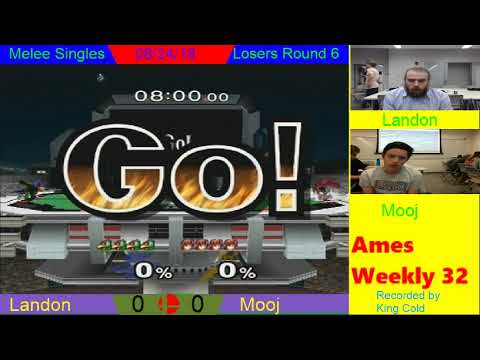 Ames Weekly 32 - Melee Singles - Losers Round 6 - Landon vs Mooj