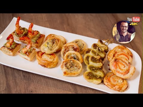 5 RECETTES DE FEUILLETÉS APÉRITIFS | APERO DE NOEL