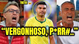 🚨 NETO E ROMÁRIO DETONAM CASEMIRO APÓS EMPATE DO BRASIL COM MARROCOS