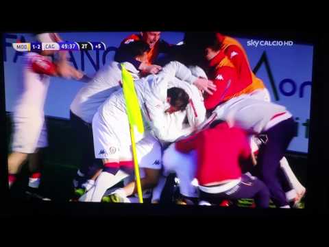 Gli ultimi 5 folli minuti di Modena Cagliari 1-2