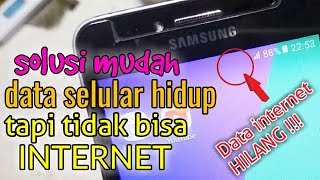 cara mengatasi jaringan data internet tidak muncul di hp android