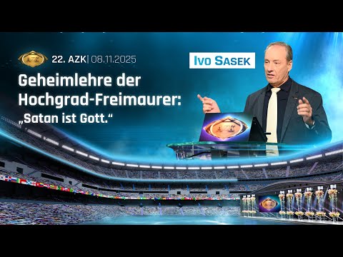 22. AZK – Ivo Sasek: Geheimlehre der Hochgrad-Freimaurer: „Satan ist Gott.“| kla.tv/39402