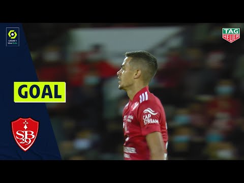 Goal Romain FAIVRE (45' +2 - STADE BRESTOIS 29) / STADE BRESTOIS 29 - (2-3) (BREST-OM) / 2020/2021