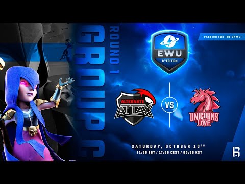 ALTERNATE ATTAX vs UNICORNS OF LOVE | EWU 8 | CLASH OF CLANS