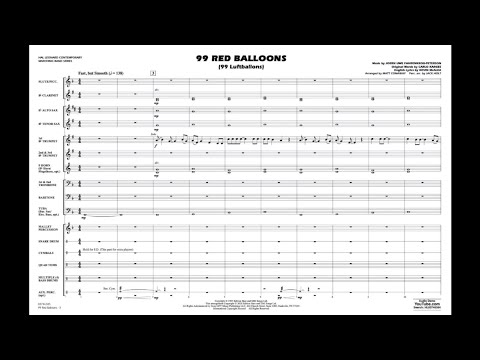 99 Red Balloons arranged by Matt Conaway