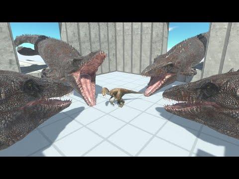 4 Mosasaurus vs ALL UNITS as Food Animal Revolt Battle Simulator