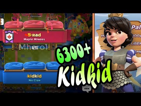 KIDKID 6300+ How to WIN Meta DECK w/ LogBait Classic - Clash Royale