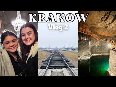 KRAKOW VLOG 2: Auschwitz-Birkenau & Wieliczka Salt Mine Tour | Trying Pierogi | Feb 2025