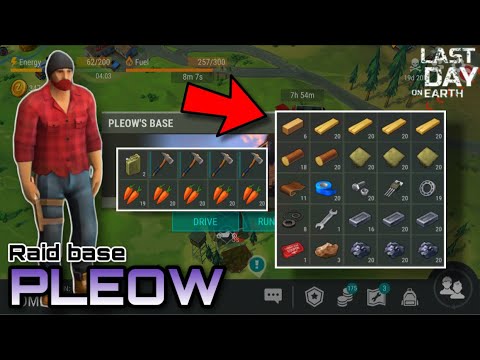 Raid base Pleow | RaidTime ปล้นกันเถอะ | LDOE | Last day on earth : Survival