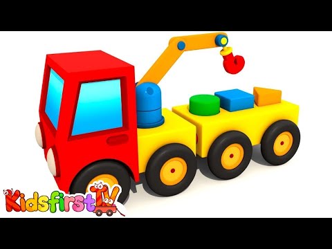 Max the Excavator builds a crane! Car Toys.