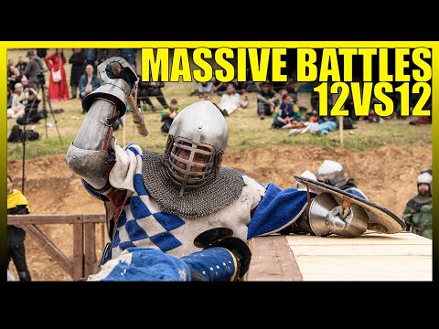 BUHURT LEAGUE WORLD CUP LIBUSIN #BATTLE 12VS12  MEDIEVAL COMBAT POLAND VS GERMANY
