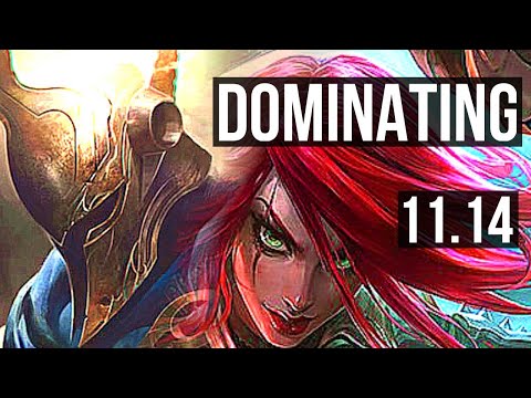 PANTHEON vs KATARINA (MID) | 69% winrate, Dominating, 6/2/4 | BR Master | v11.14