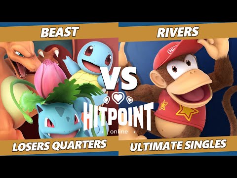 Hitpoint Online 2 Losers Quarters - Beast (Pokemon Trainer) Vs. Rivers (Diddy) SSBU Smash Ultimate