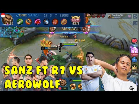 ONIC SANZ MENGGILA MABAR  WITH RRQ FT RRQ R7 VS AEROWOLF SANZ MANIAC & 17 KILLS BUT?