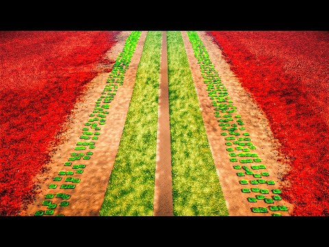 4 LINE OF AMERICAN ARMY vs 2.000.000 ORC ARMY | Ultimate Epic Battle Simulator 2