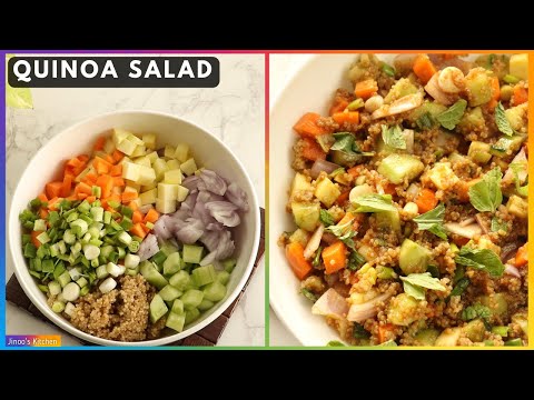 Quinoa salad recipe Indian style | 28 Days Salad Challenge #Salad - 18