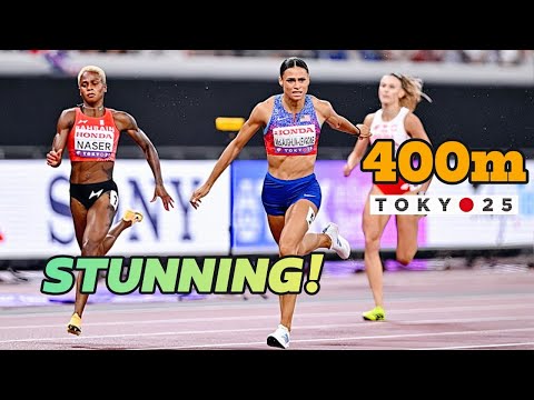 GREATEST 400m RACE of all time! Sydney McLaughlin-Levrone at the Tokyo World Championships