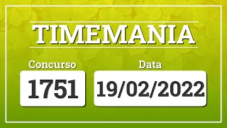 Capa de TIMEMANIA 1751