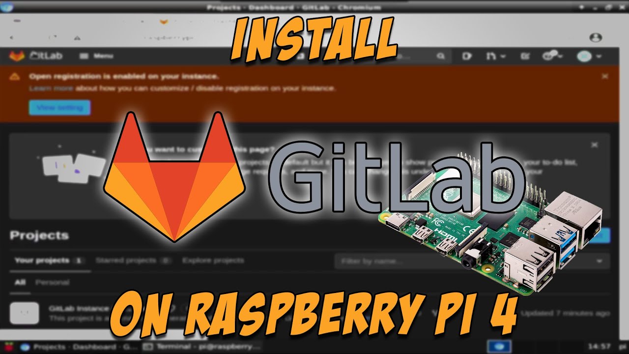 Install GitLab -- GitHub Alternative on Raspberry Pi