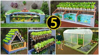 Top 5 low cost DIY aquaponics ideas | Aquaponic system